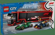 LEGO® CITY F1® Truck with RB20 and AMR24 Cars